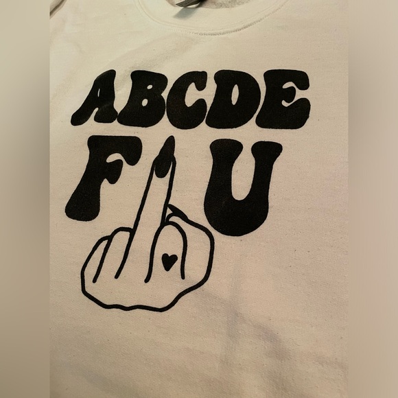 Abcdefu sweatshirt - Picture 2 of 3